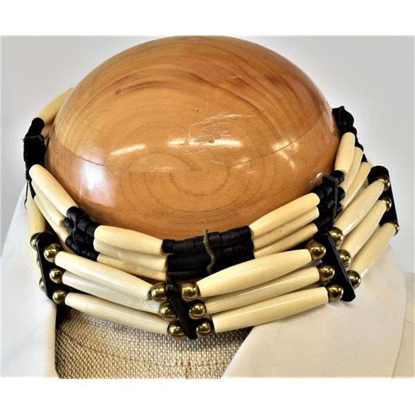 2 Native American Navajo Beaded Chokers