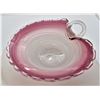 Image 1 : Hand Blown Ruffled Rim Glass Bowl