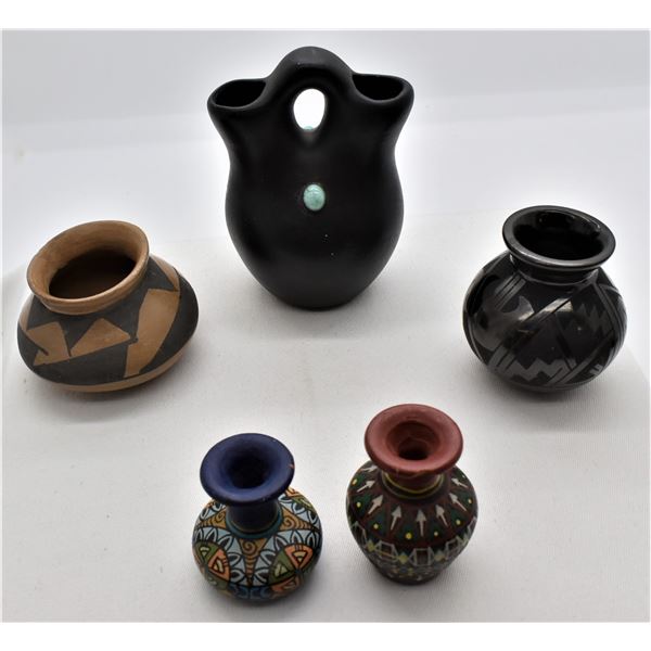 5 Miniature Pottery Collectibles