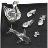 Image 2 : 14 Glass Animal Figurines