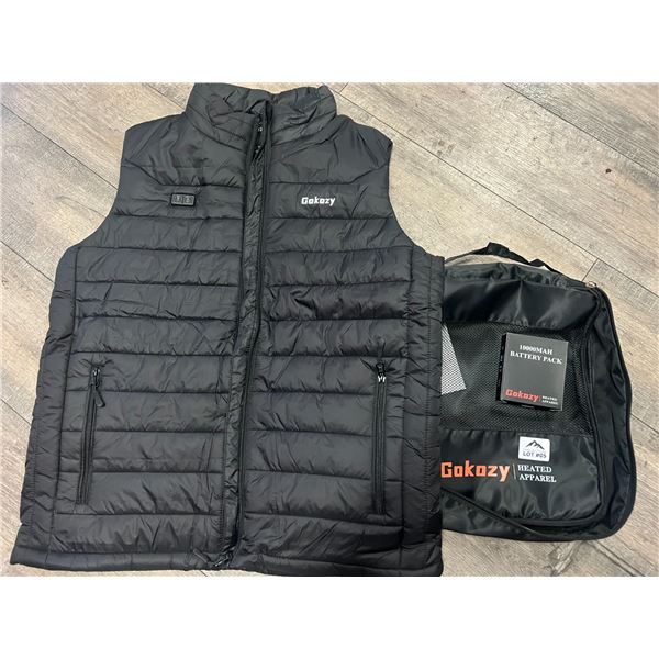 Lot of 1 Heated Vest for Men/Women (Size Medium) w/ Powerbank