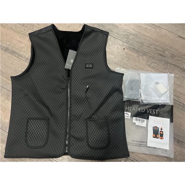 Lot of 1 Heated Vest for Men/Women (Size X-Large) w/ Powerbank