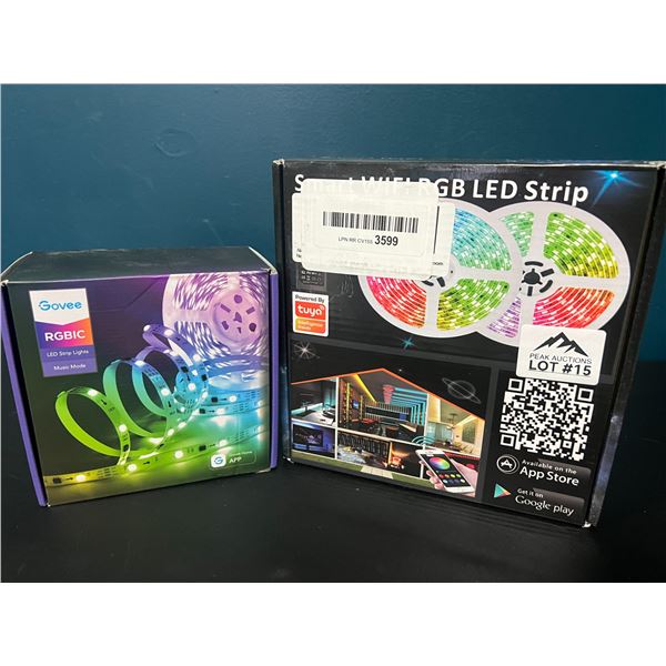 Lot of 2 LED Strip Lights