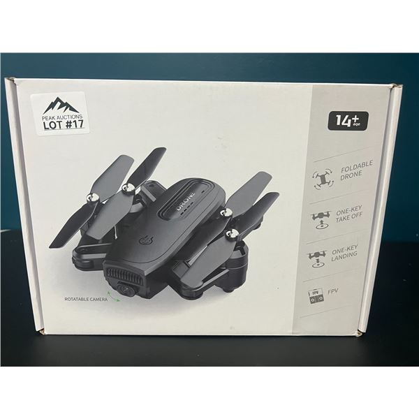 Lot of 1 DEERC D30 Drone w/ Remote Control & 1080P Camera