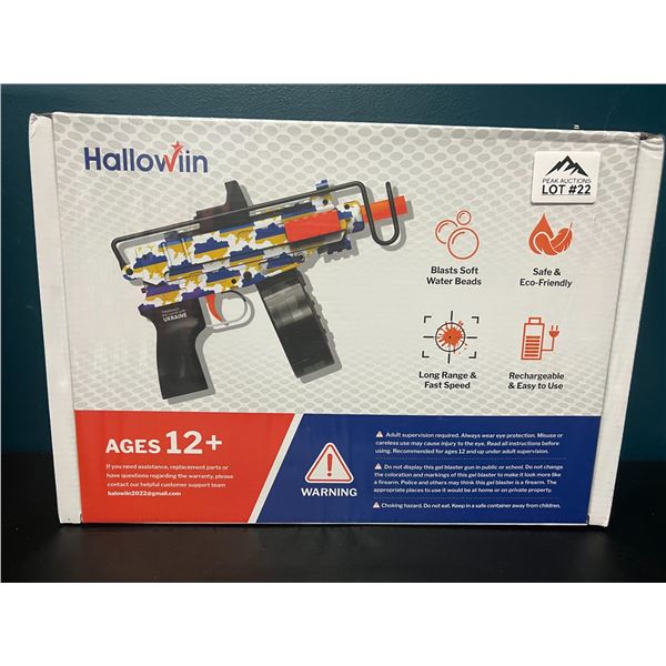 Lot of 1 Electric Gel Ball Blaster/Splatter Gun