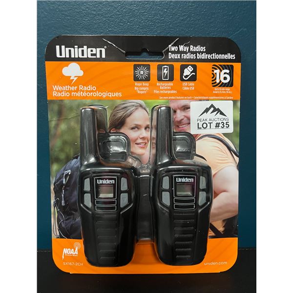 Lot of 1 Uniden Two-Way Radios/Walkie Talkies