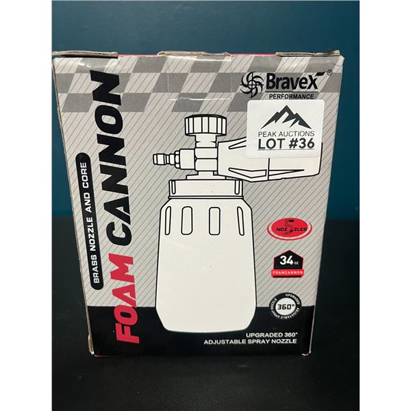 Lot of 1 Foam Cannon w/ Adjustable Spray Nozzles