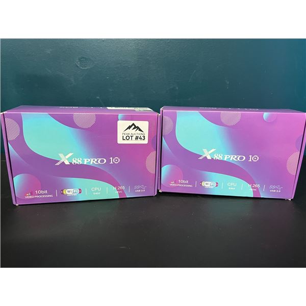 Lot of 2 Android TV Boxes