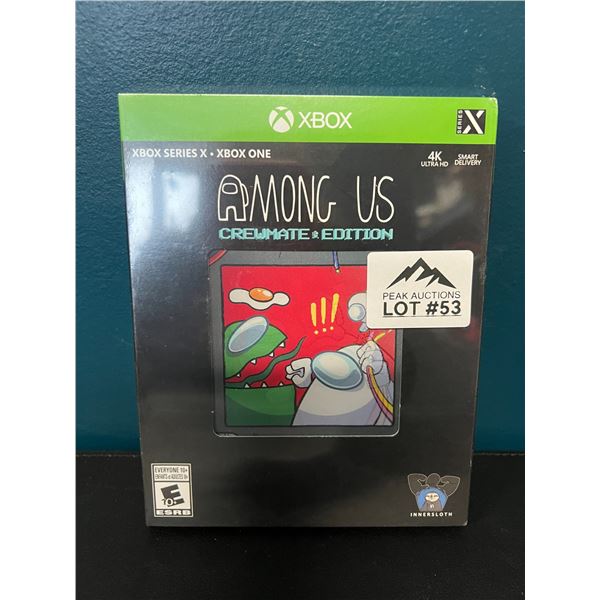 Lot of 1 Among Us Crewmate Edition Video Game for Xbox Series X & Xbox One