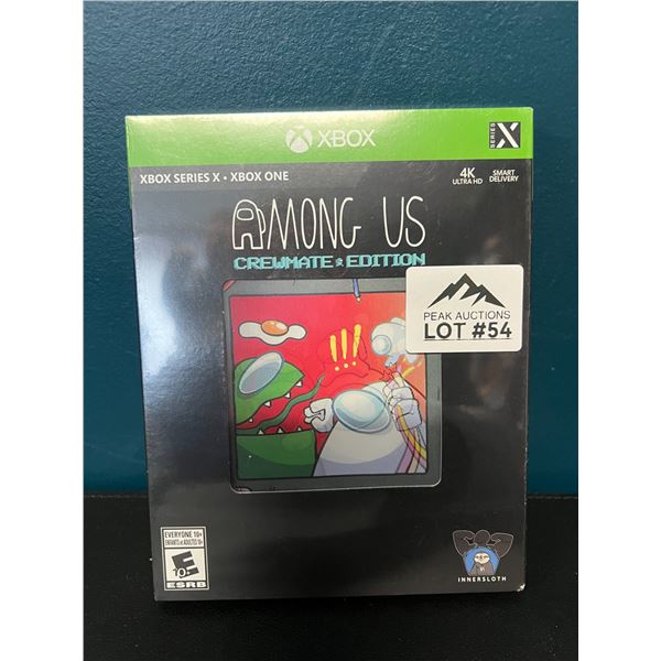 Lot of 1 Among Us Crewmate Edition Video Game for Xbox Series X & Xbox One