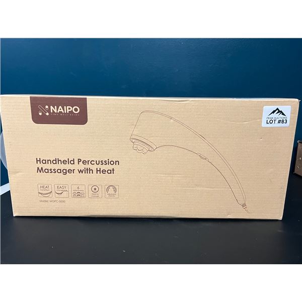 Lot of 1 Naipo Handheld Percussion Massager w/ Heat