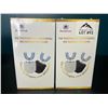 Image 1 : Lot of 2 Magentak Ultrasonic Automatic Toothbrushes w/ Teeth Whitening Lights