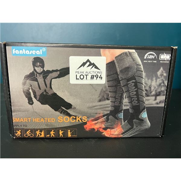Lot of 1 Pair of Heated Socks w/ Powerbanks