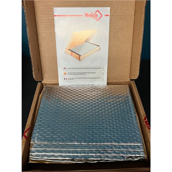 Lot of 1 Box of Noico 80 Mil 10 SqFt Car Sound Deadening Material