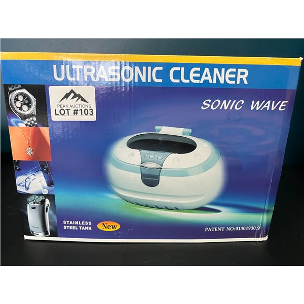 Lot of 1 iSonic Sonic Wave Ultrasonic Cleaner Machine