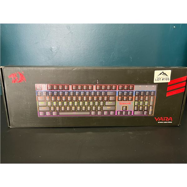 Lot of 1 Red Dragon Vara RGB Mechanical Gaming Keyboard