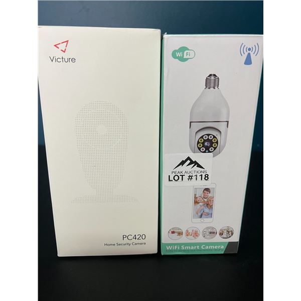 Lot of 2 Indoor Security Cameras