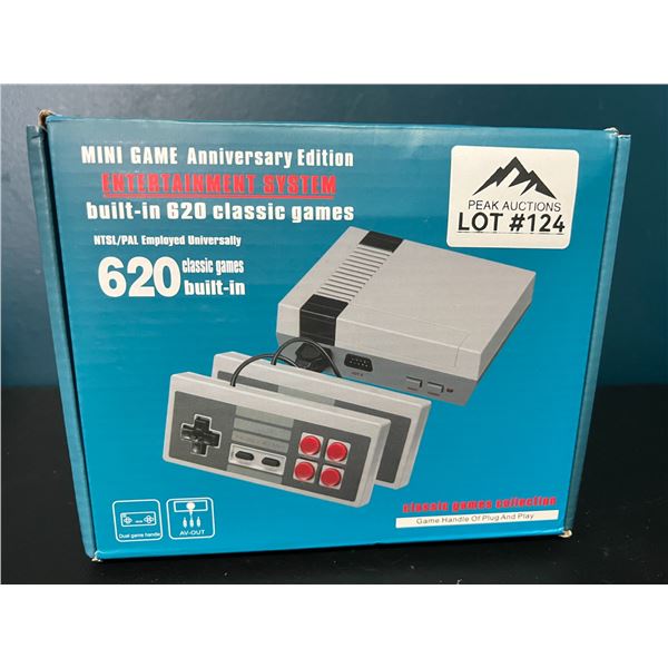 Lot of 1 Mini Game Anniversary Edition Console (620 Classic/Retro Built-In Games)
