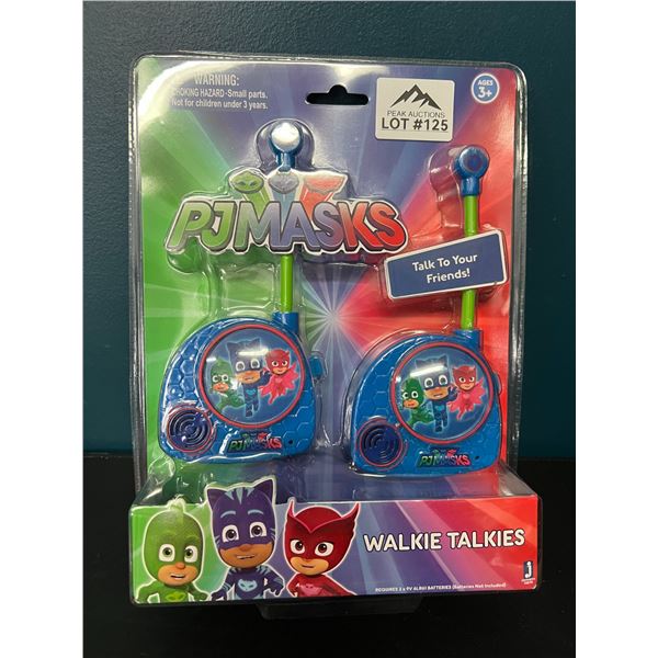 Lot of 1 PJ Masks Kids Walkie Talkie Toy Set