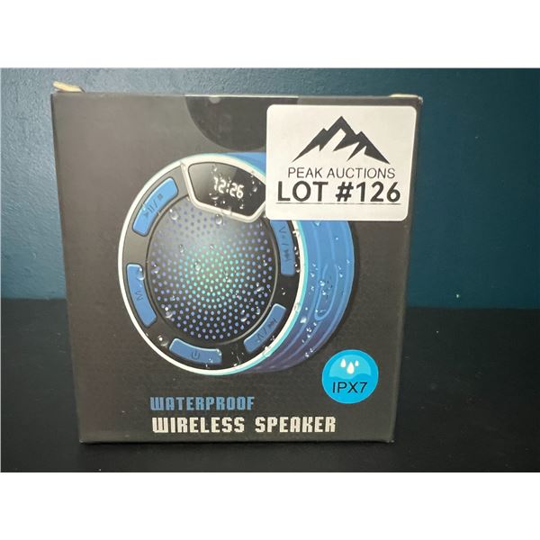 Lot of 1 Waterproof Wireless Portable Bluetooth Speaker
