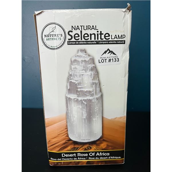 Lot of 1 Natural Selenite Crystal Lamp