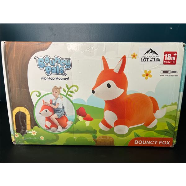 Lot of 1 Bouncy Pals Inflatable/Rideable Bouncy Fox