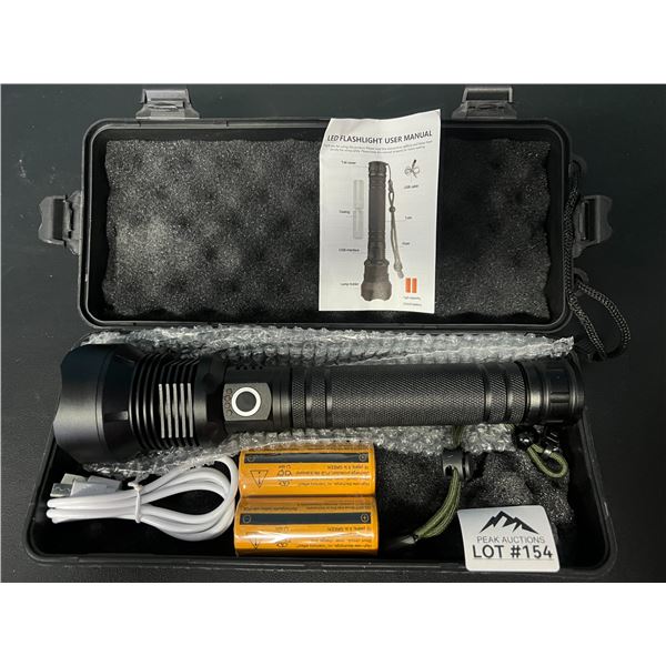 Lot of 1 LED Rechargeable Tactical Flashlight