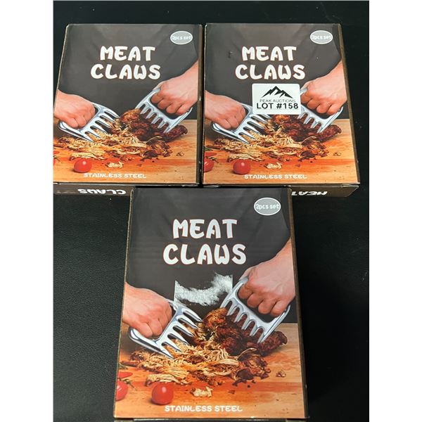 Lot of 3 Meat Claws/Shredder Tools