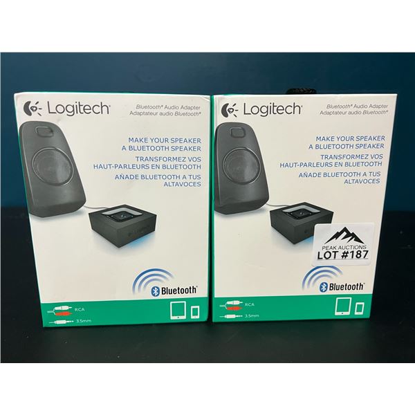 Lot of 2 Logitech Bluetooth Audio Adapters