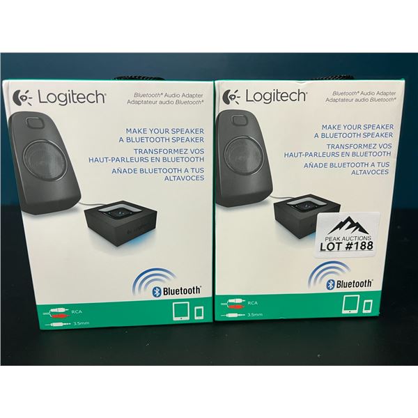 Lot of 2 Logitech Bluetooth Audio Adapters