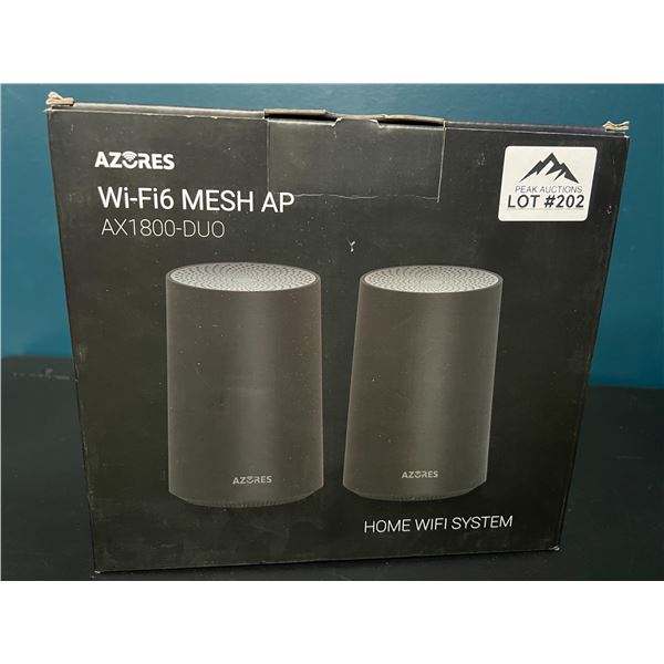 Lot of 1 Azores AX1800 Duo Home Mesh WiFi System