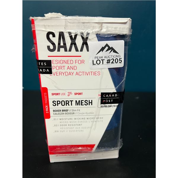 Lot of SAXX Sport Mesh Boxer Briefs for Men - 2 pack (Size Medium)