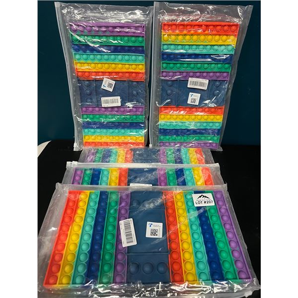 Lot of 5 Jumbo/Large Pop-It Fidget Toys