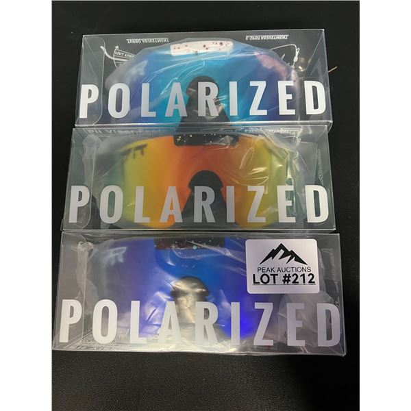 Lot of 3 Pit Viper Polarized Sunglasses