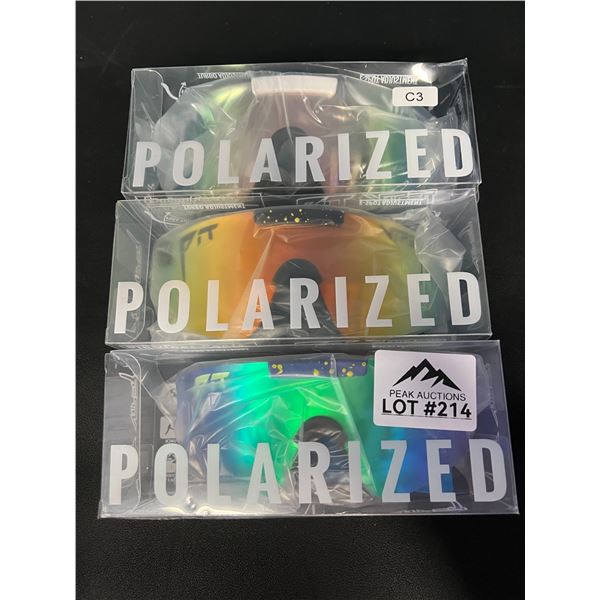 Lot of 3 Pit Viper Polarized Sunglasses
