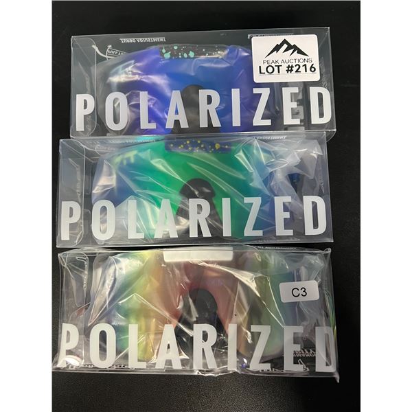 Lot of 3 Pit Viper Polarized Sunglasses