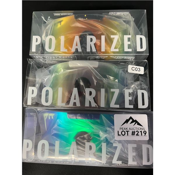 Lot of 3 Pit Viper Polarized Sunglasses