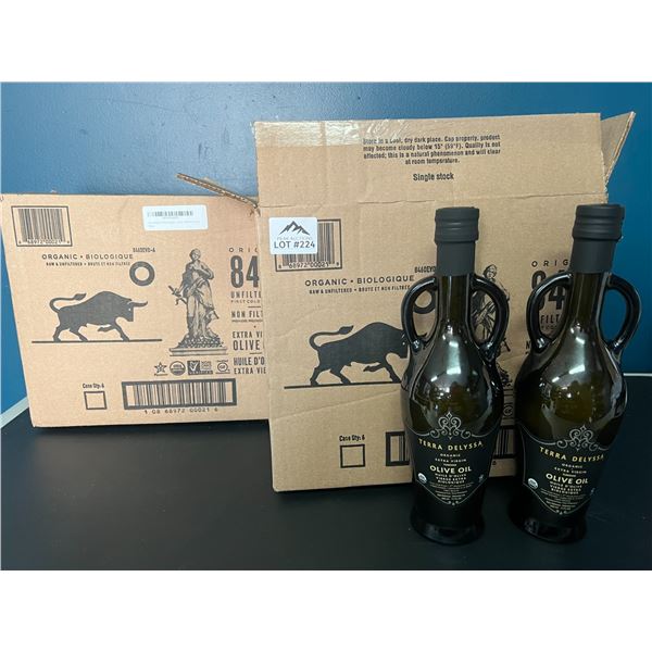 Lot of 2 Cases of Terra Delyssa Extra Virgin Organic Olive Oil (4 bottles total)