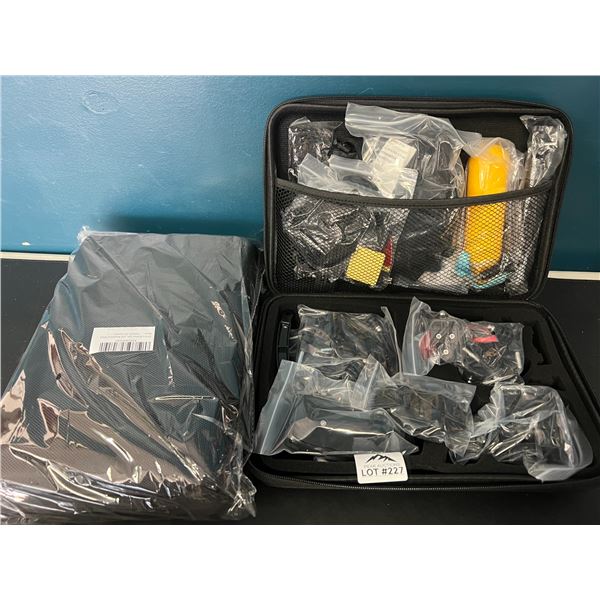 Lot of 2 Go-Pro/Outdoor Sports Camera Accessory Kits (50pcs each)