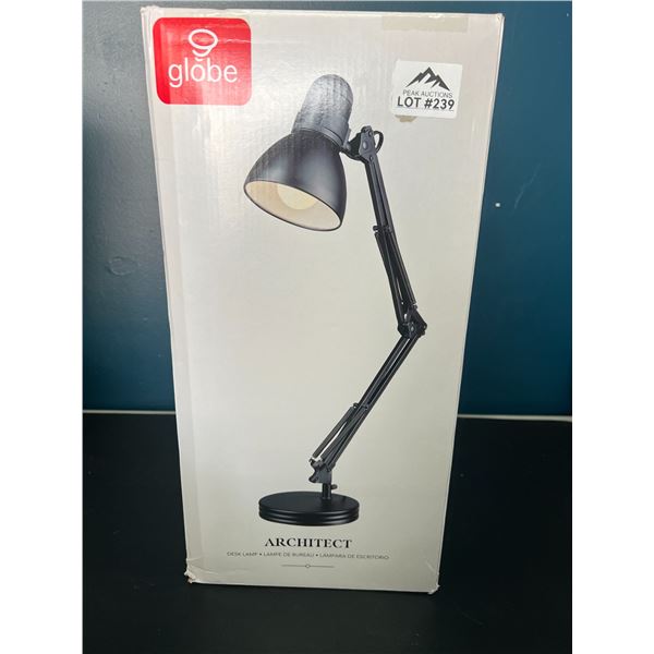Lot of 1 Globe Architect Swing Arm Desk Lamp