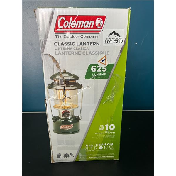 Lot of 1 Coleman Classic Outdoor Lantern