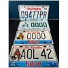 Image 1 : Lot of 4 Assorted License Plates (*Used)