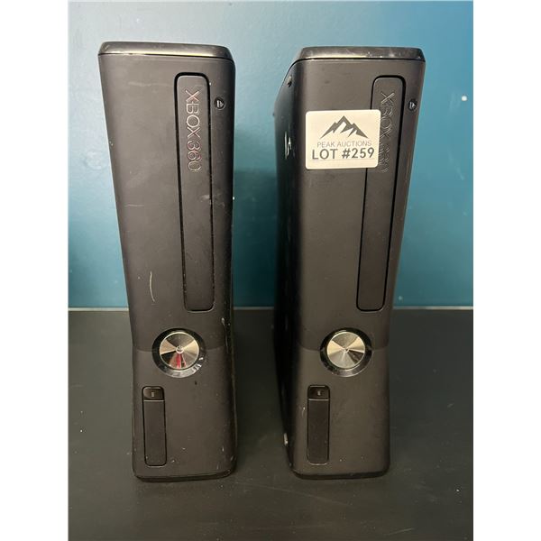 Lot of 2 Xbox 360 S Consoles (*Used)