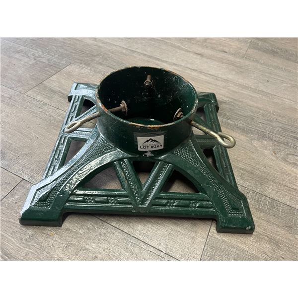 Lot of 1 Metal/Heavy Duty Christmas Tree Stand (*Used)