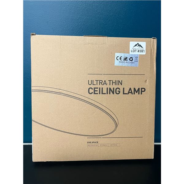 Lot of 1 Ultra-Thin Ceiling Lamp