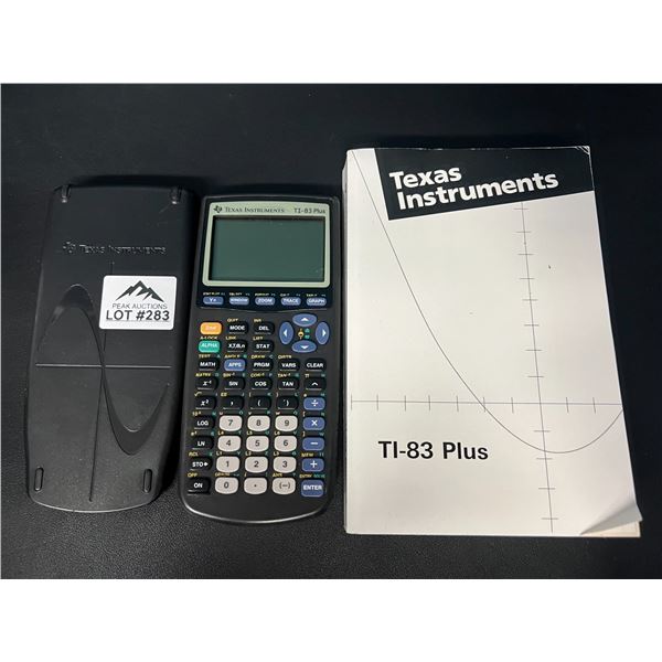 Lot of 1 Texas Instruments TI-83 Plus Graphing Calculator (*Used)