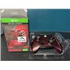 Image 1 : Lot of 1 PDP Xbox One & Windows Deluxe Wired Controller - Crimson Red