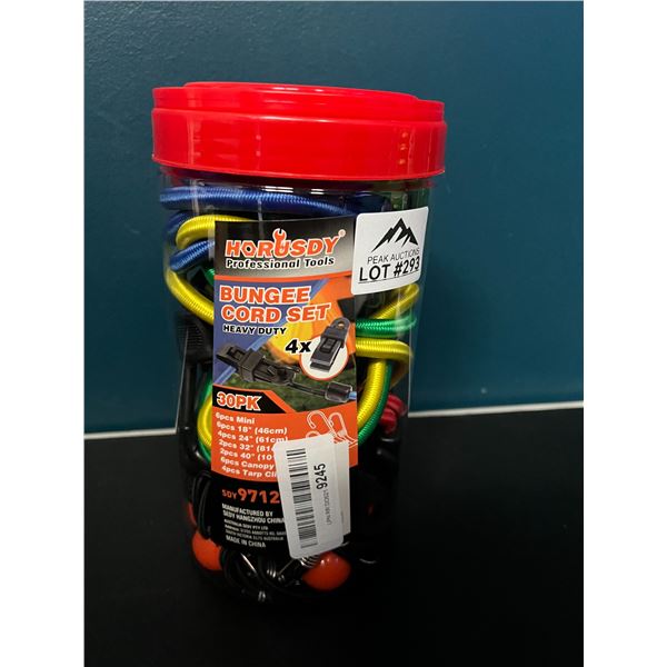 Lot of 1 Bungee Cord Set (30 pack)