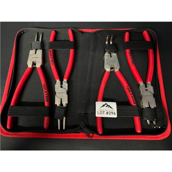 Lot of Assorted Pliers Tool Kit