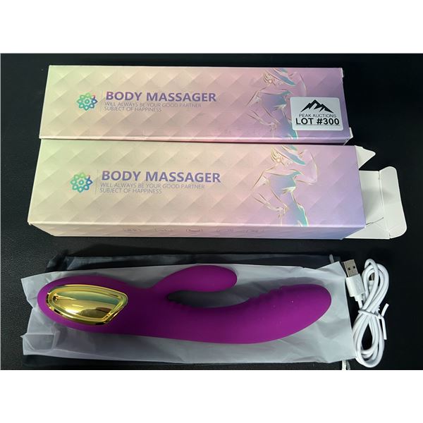 Lot of 2 Silicone Adult Sex Toys for Women - Rechargeable
